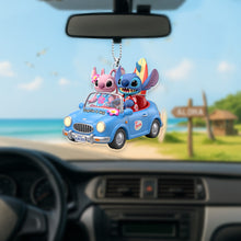 Load image into Gallery viewer, Cute Alien Couple Car Ornament - Personalized Gift for Couples Ornament PopCulturePrints
