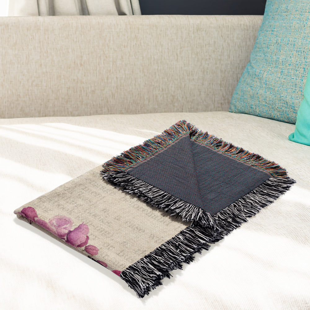 Personalized Cozy Reading Blanket for Book Lovers Blanket PopCulturePrints