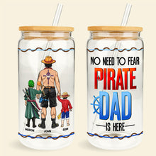 Load image into Gallery viewer, Custom Pirate Mom Glass Can - Personalized Gift for Moms Glass Can PopCulturePrints
