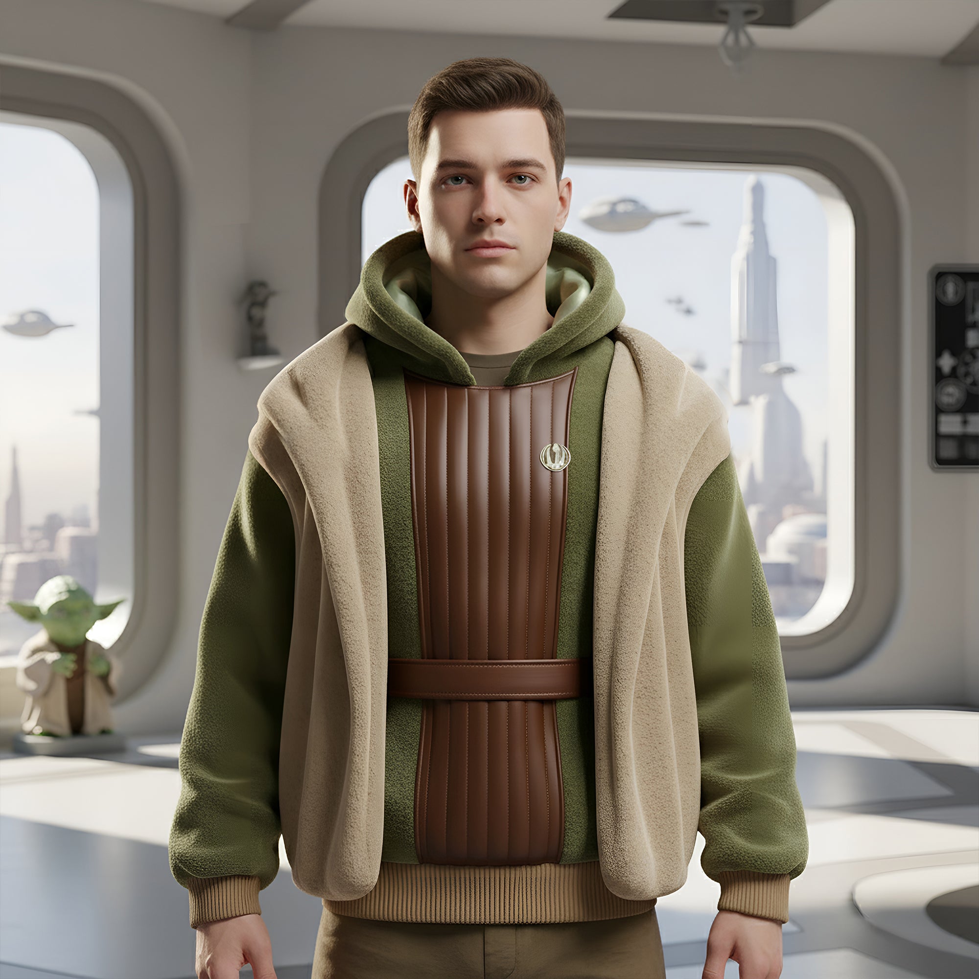 Embrace the Adventure - Cosmic Realm Adventure Hoodie - Personalized Gift for Fantasy Lovers AOP Products PopCulturePrints