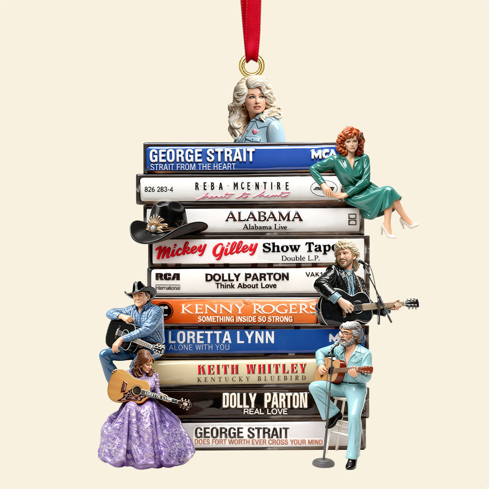 Celebrate the Legends of the 80s - Personalized 80s Folk Legends Acrylic Ornament Ornament PopCulturePrints