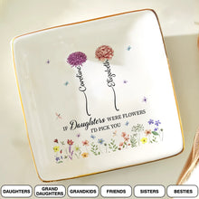 Load image into Gallery viewer, If Daughters Were Flowers I'd Pick You - Personalized Ring Dish Ring Dish PopCulturePrints
