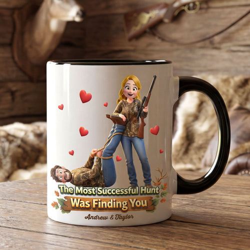 The Most Successful Hunt Was Finding You - Personalized Hunting Couple Coffee Mug Coffee Mug PopCulturePrints