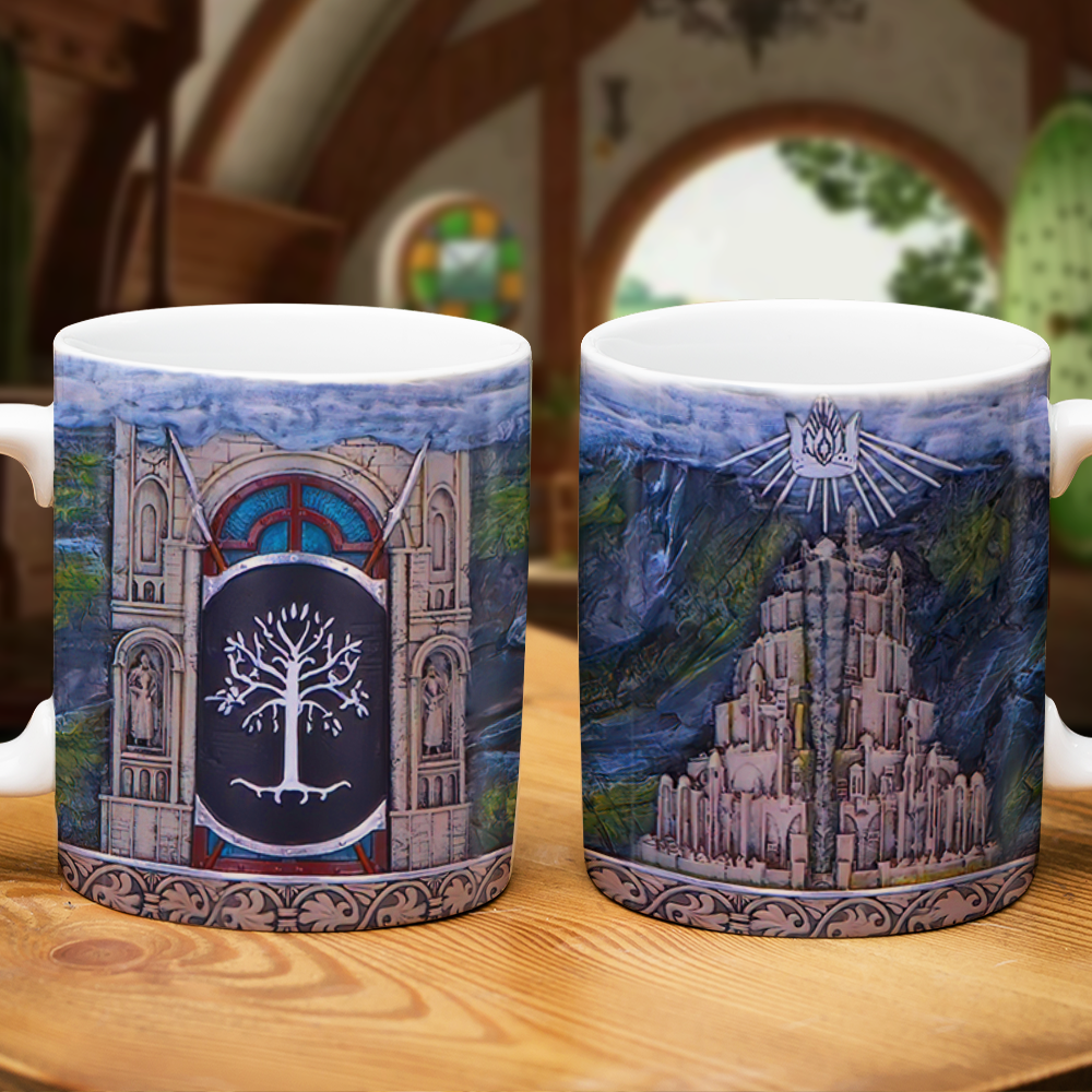 Fantasy Dark Lord Coffee Mug for Movie Enthusiasts Coffee Mug PopCulturePrints