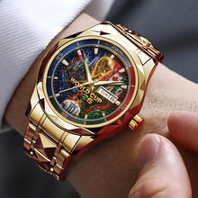 Load image into Gallery viewer, “Time for the Game!” - Global Championship Stainless Steel Men's Watch - Personalized Gift for Sport Lovers
