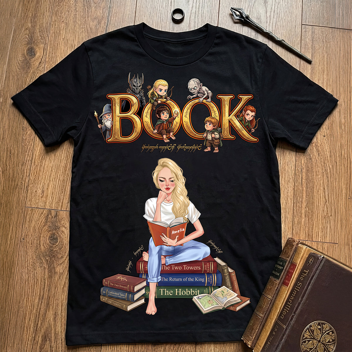 Dive Into Your Next Adventure - Book Girl Shirt - Personalized Gifts For Book Lovers