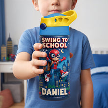 Load image into Gallery viewer, “Swing Into Fun!” - Personalized Colorful Tumbler for Kids - Perfect Gift for Any Occasion
