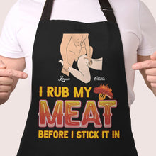 Load image into Gallery viewer, Personalized Couples Apron - Fun Cooking Gift Aprons PopCulturePrints
