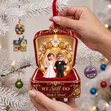 Load image into Gallery viewer, We Still Do - Personalized Engagement Anniversary Ornament for Couples
