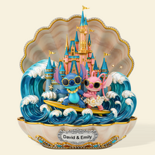 Load image into Gallery viewer, Celebrate Your Love: Summer Couple Acrylic Plaque - Personalized Gifts for Every Couple Shaped Plaques PopCulturePrints
