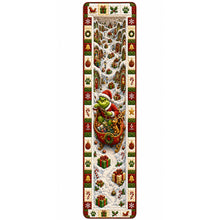 Load image into Gallery viewer, “Celebrate the Season with Joy” - Festive Winter Quilted Table Runner - Personalized Gifts for Christmas
