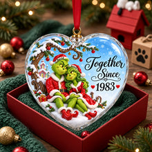Load image into Gallery viewer, Romantic Couple Together Christmas Ornament - Personalized Gifts For Couple 06tylu081026 Ornament PopCulturePrints
