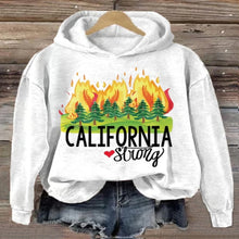 Load image into Gallery viewer, California Strong Hoodie - Los Angeles Fire Recovery Gift Shirts PopCulturePrints

