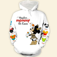 Load image into Gallery viewer, Happiest Mommy On Earth - Personalized 3D Shirt - Gift for Grandma, Mom, and Loved Ones AOP Products PopCulturePrints
