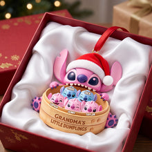 Load image into Gallery viewer, Grandma's Adorable Grandkids Christmas Ornament - Personalized Gift for Grandma Ornament PopCulturePrints
