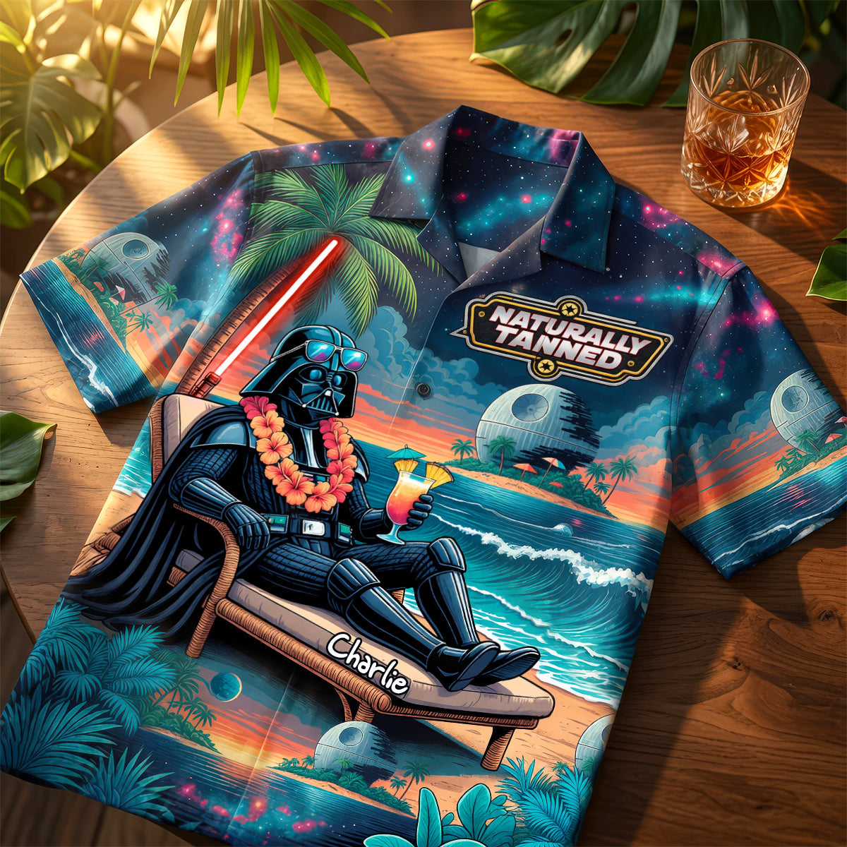 Fun Black Sunbathing Hawaiian Shirt, Personalized Gifts 04qhdh170626 Hawaiian Shirts PopCulturePrints