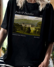 Load image into Gallery viewer, Elegant Pride &amp; Prejudice Pemberley House T-Shirt
