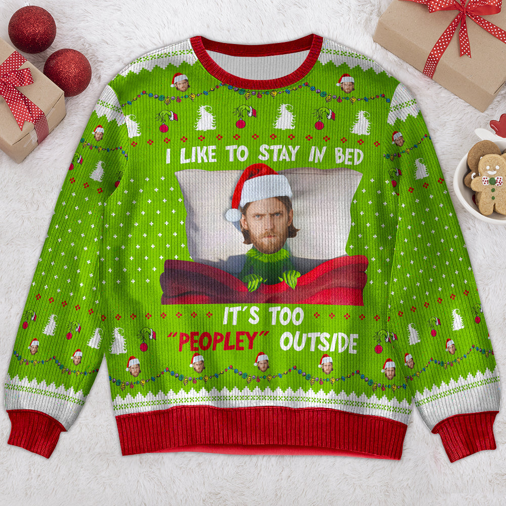 Custom Ugly Christmas Sweater with Funny Meme Design Ugly Christmas Sweater PopCulturePrints