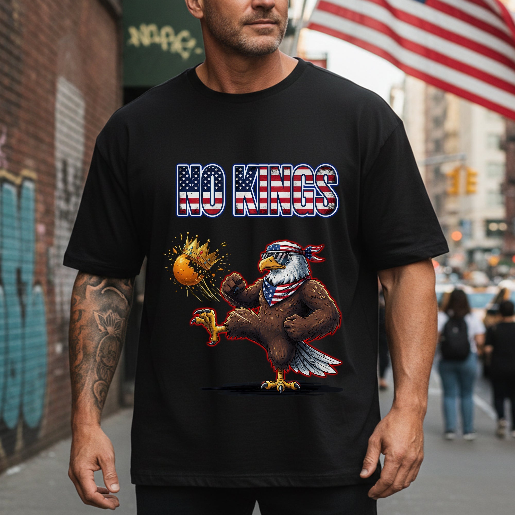 Freedom Eagle Shirt - Personalized Gifts for Christmas and Every Occasion Shirts PopCulturePrints