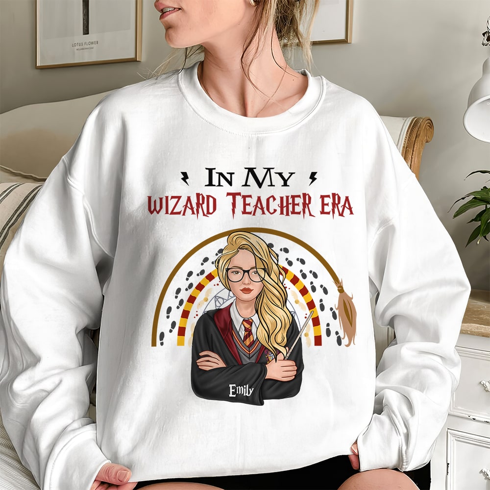 Personalized 'In My Wizard Teacher Era' T-Shirt