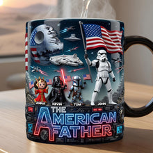 Load image into Gallery viewer, “Celebrate Your Inner Hero” - Dad Patriot Troop Magic Mug - Personalized Gift for Dads, Grandpas, and more! Coffee Mug PopCulturePrints
