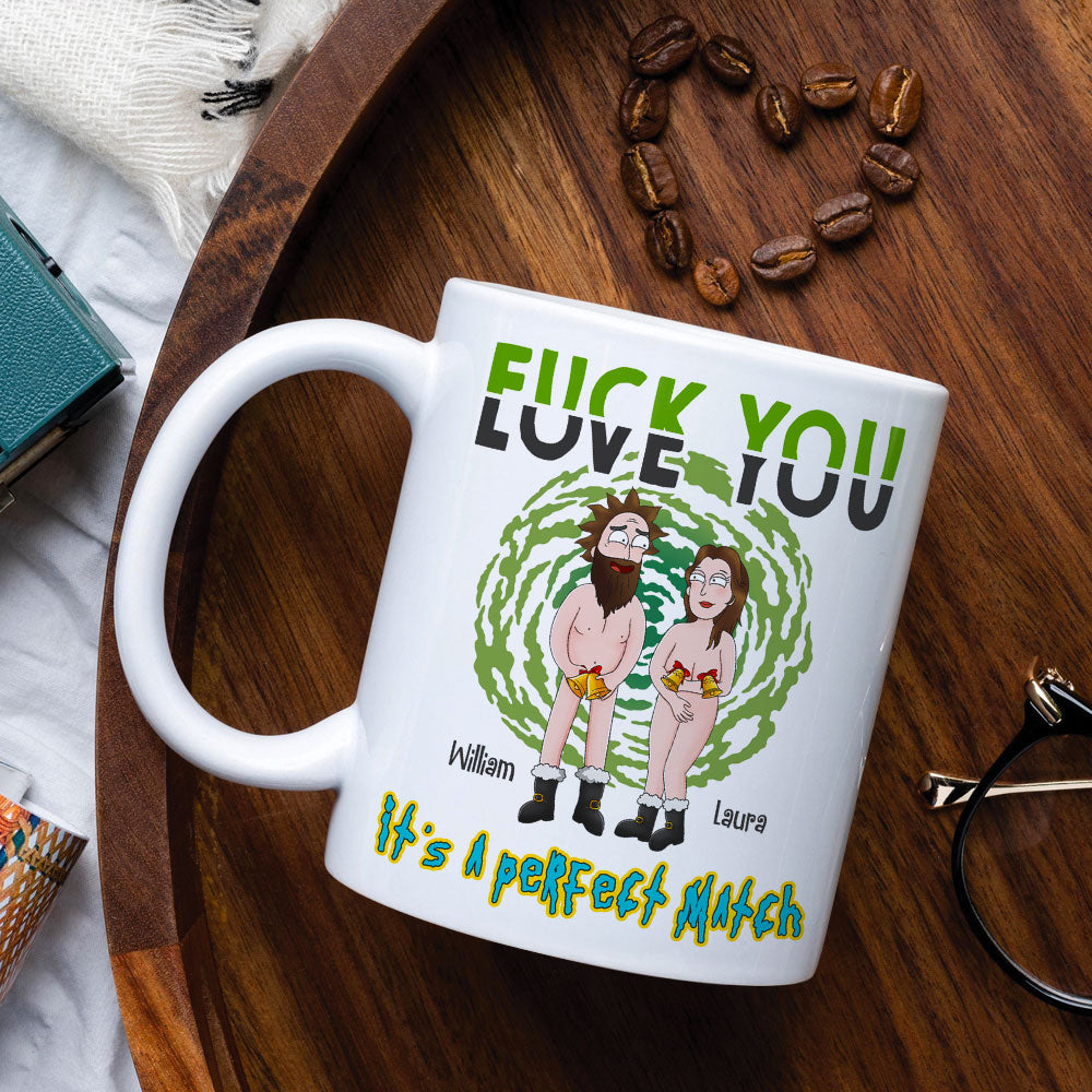 Funny Personalized Couple Coffee Mug | Perfect Match Gift for Valentine's Day Gifts Coffee Mug PopCulturePrints