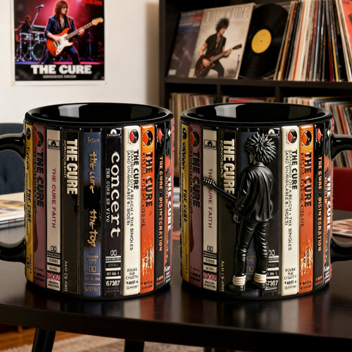 “Rock On” - Customizable Coffee Mug for Music Lovers Coffee Mug PopCulturePrints