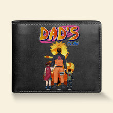 Load image into Gallery viewer, Custom PU Leather Wallet for Dad - Anime Clan Theme Leather Wallet PopCulturePrints
