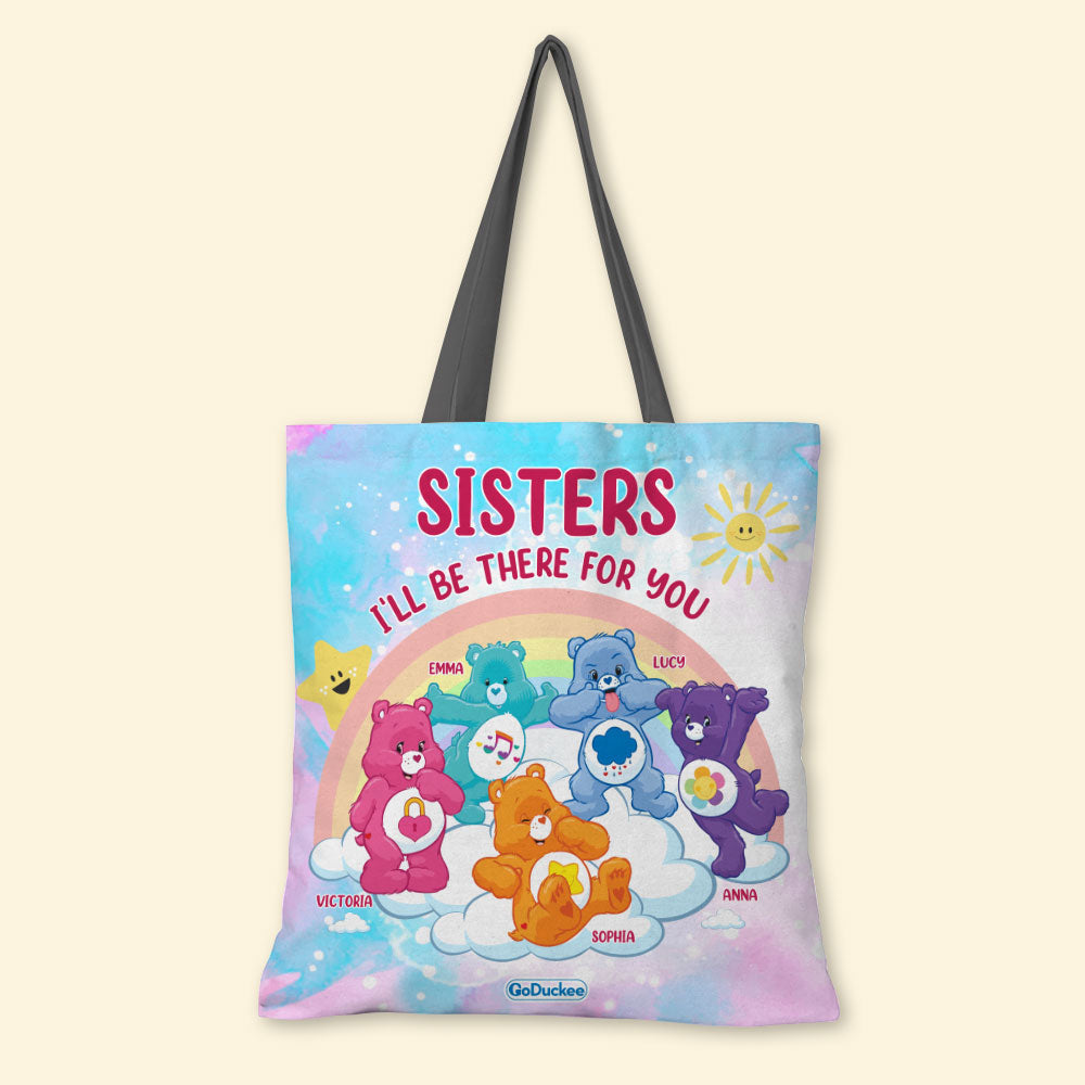Personalized Sister Tote Bag - I'll Be There For You Tote Bags PopCulturePrints