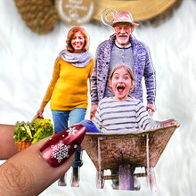 Load image into Gallery viewer, Personalized Gardeners’ Family Photo Ornament Ornament PopCulturePrints
