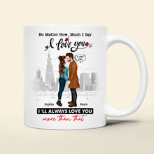 Load image into Gallery viewer, Personalized Couple Coffee Mug - I Love You Always Coffee Mug PopCulturePrints
