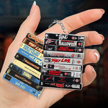 Load image into Gallery viewer, Vintage Horror Film Collection Keychain - Perfect Gift for Movie Buffs
