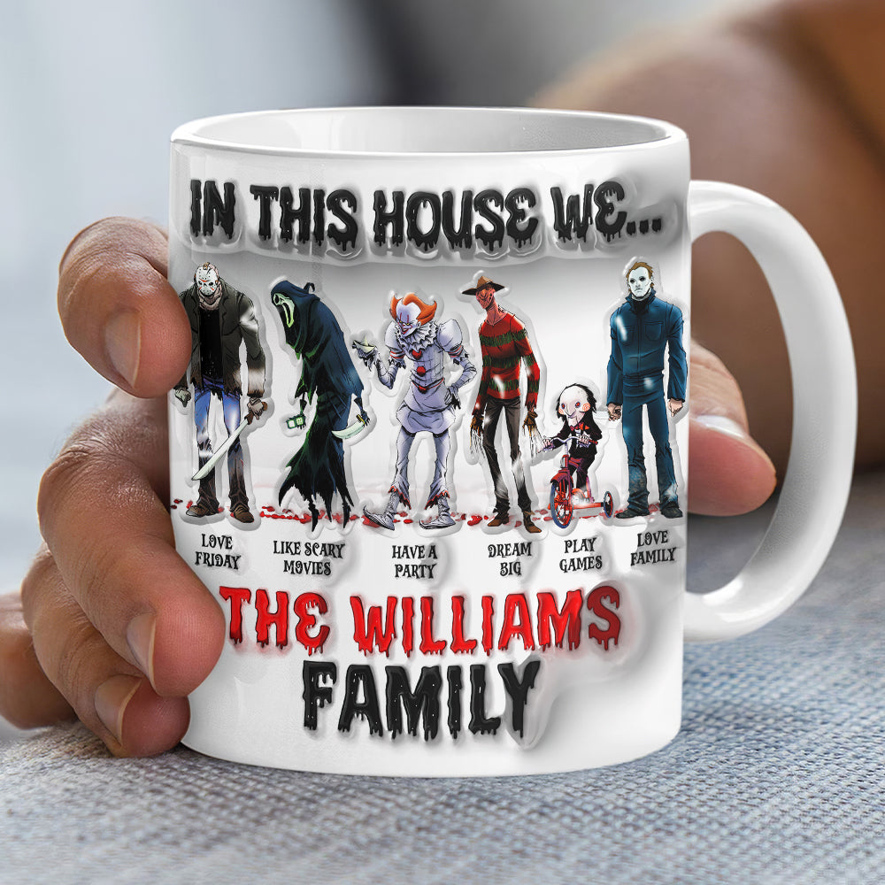 Customizable Horror Movie Character Family Mug Coffee Mug PopCulturePrints
