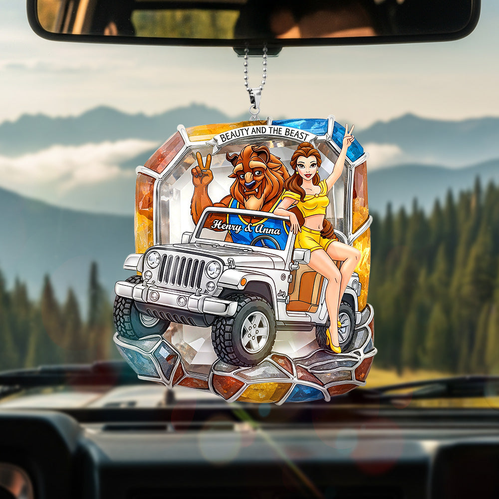 You've Caught My Heart - Cute Backview Couple Coffee Mug | Personalized Gifts for Couples Ornament PopCulturePrints