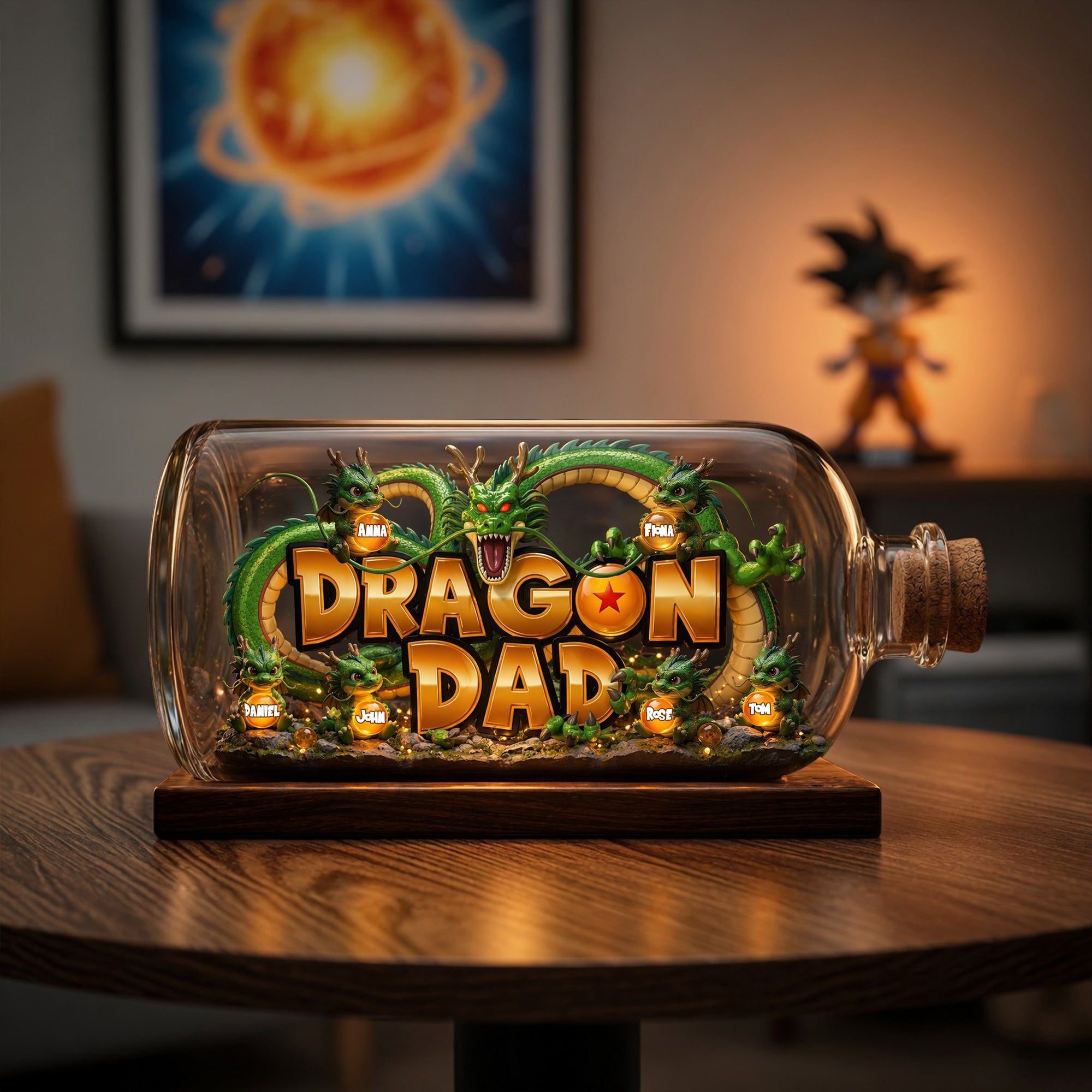 “Every Dad is a Legend” - Legendary Treasure Acrylic Plaque - Personalized Gifts for Dads Shaped Plaques PopCulturePrints