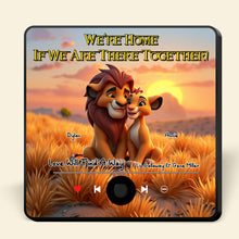 Load image into Gallery viewer, Personalized Movie-Themed Music Fridge Magnet for Couples Fridge Magnet PopCulturePrints
