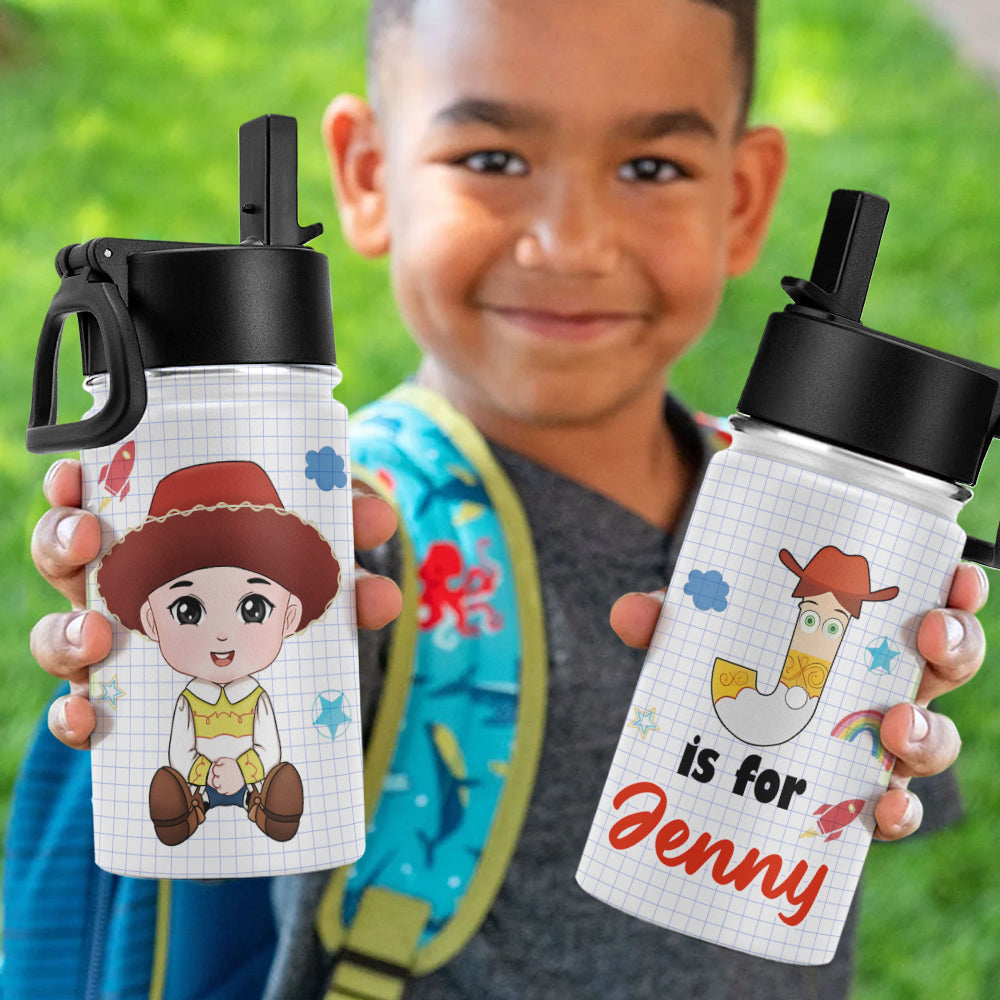 Personalized Kids Tumbler - Cowboy Theme Tumbler Cup PopCulturePrints