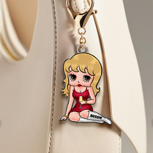 Load image into Gallery viewer, Besties Keychain - Personalized Gift for Friends Keychains PopCulturePrints
