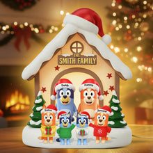 Load image into Gallery viewer, &quot;Illuminate Your Holidays with Joy&quot; - Funny Holiday Acrylic Light Box, Customizable Gift for Family &amp; Friends Light Box PopCulturePrints
