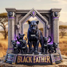 Load image into Gallery viewer, “The Best Warrior Dad” - Personalized Acrylic Plaque Gift for Dad, Grandpa, and Kids Shaped Plaques PopCulturePrints
