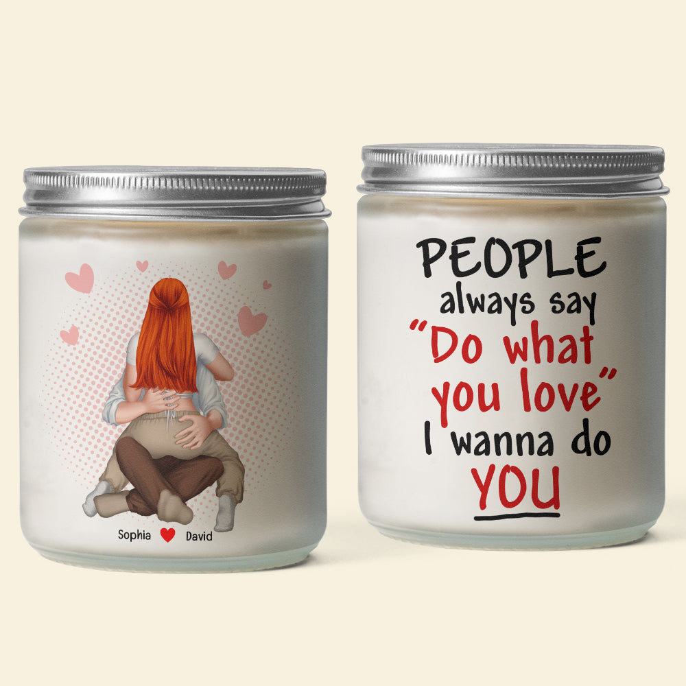 Personalized Couple Scented Candle - Heartfelt Love Scented Candle PopCulturePrints