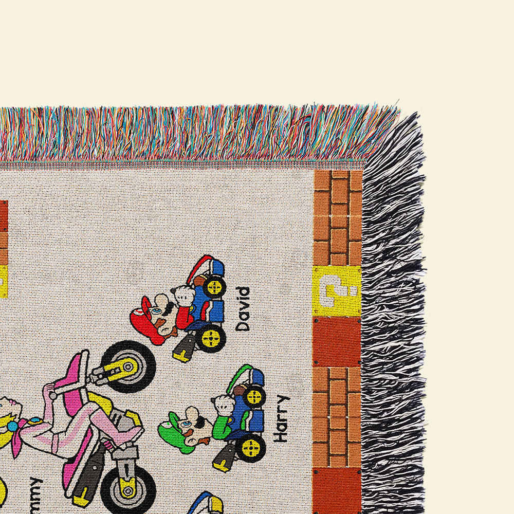 “You Are The Tops!” - Personalized Woven Blanket for Super Moms - Custom Gift for Mom, Grandma & More Blanket PopCulturePrints