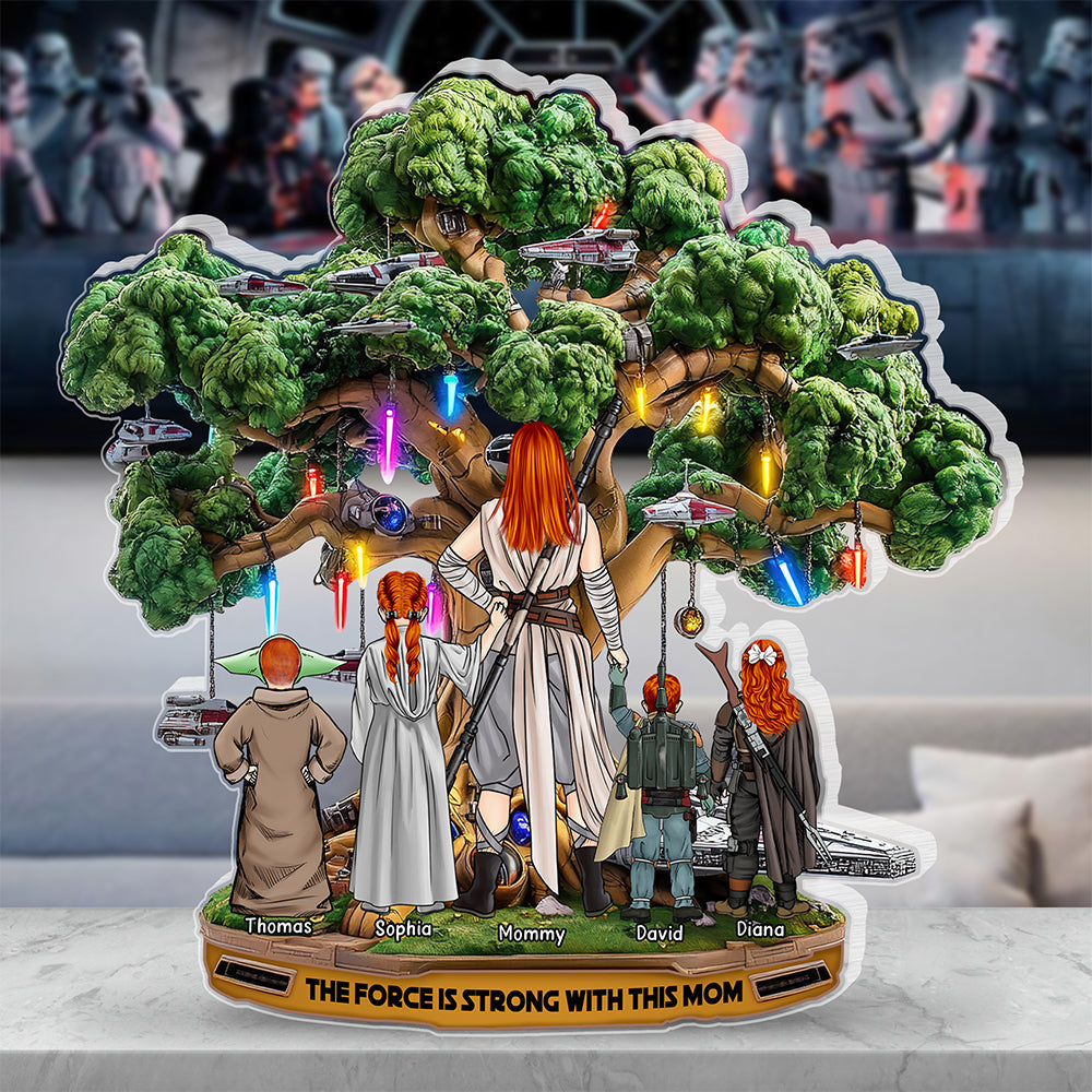 “Autism Doesn’t Come with a Manual, It Comes with a Mom Who Never Gives Up” - Personalized Gift for Autism Moms, Custom Shirt for Moms & Kids Shaped Plaques PopCulturePrints