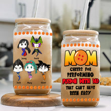 Load image into Gallery viewer, Personalized Anime Mom Glass Can - Mother&#39;s Day Gift Glass Can PopCulturePrints
