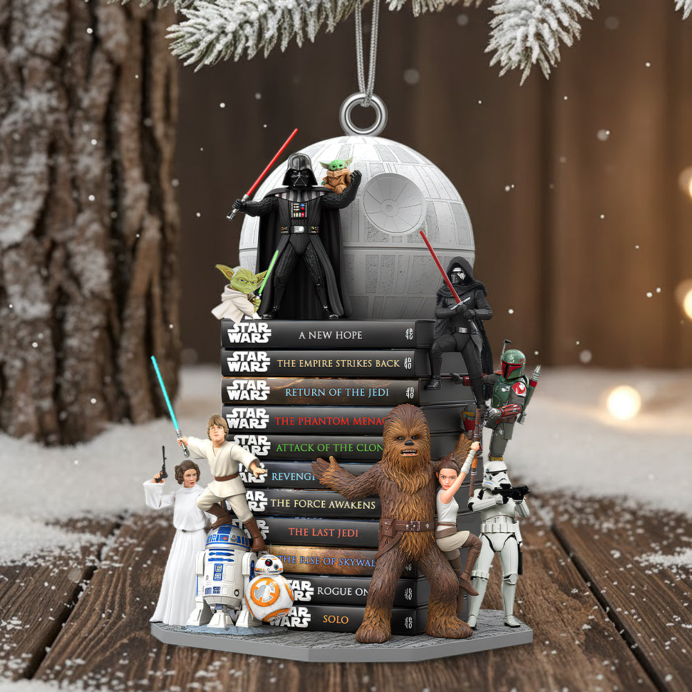 Epic Star Wars Acrylic Ornament - Personalized Christmas Gift for Fans and Collectors Ornament PopCulturePrints