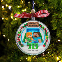 Load image into Gallery viewer, Celebrate Family Moments - Personalized Snow Globe Ornament - Unique Gift for Christmas Ornament PopCulturePrints
