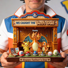 Load image into Gallery viewer, We Caught the Best Dad - Personalized Magic Dad Acrylic Plaque Shaped Plaques PopCulturePrints
