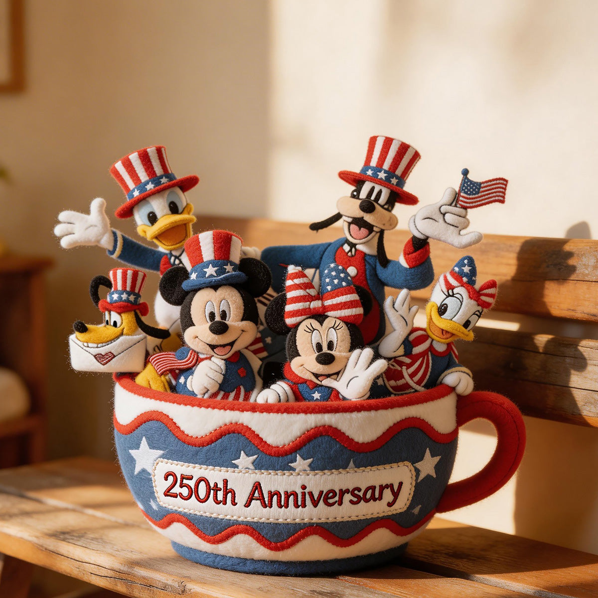 Celebrate 250 Years of Joy - Personalized 250th Anniversary Pillow - Perfect Patriotic Gifts for Friends and Family Pillow PopCulturePrints