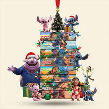 Load image into Gallery viewer, Celebrate the Magic of Christmas - Film Stack Ornament - Personalized Gift Ornament PopCulturePrints
