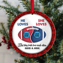 Load image into Gallery viewer, Personalized Family Acrylic Ornament 2024 - Customizable Valentine&#39;s Day Gifts Ornament PopCulturePrints
